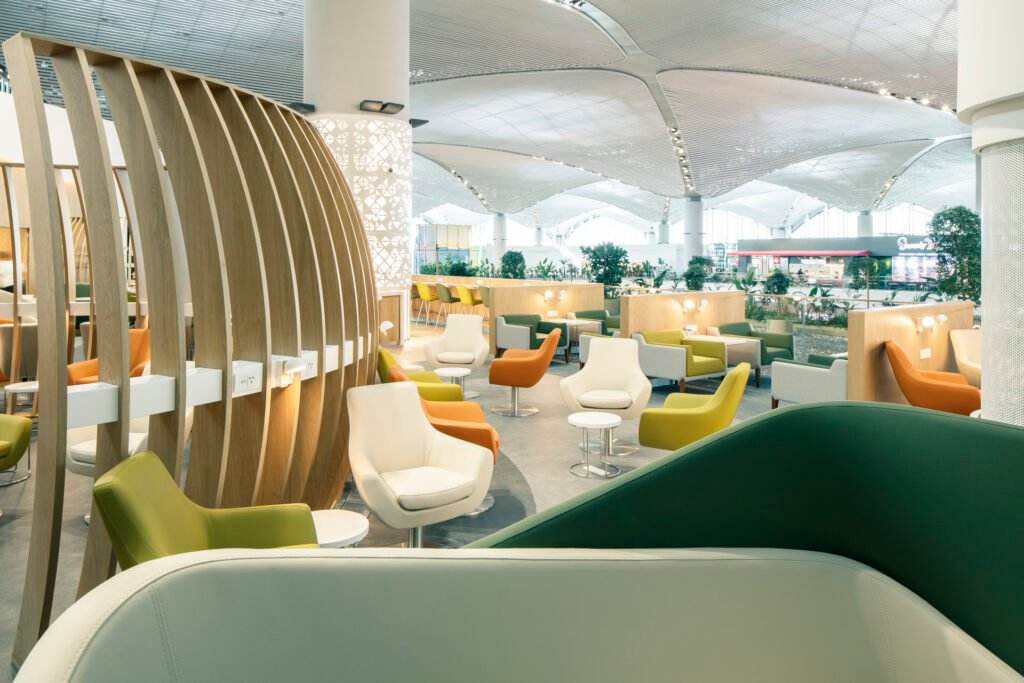 Salon lounge SkyTeam à l'aéroport d'Istanbul