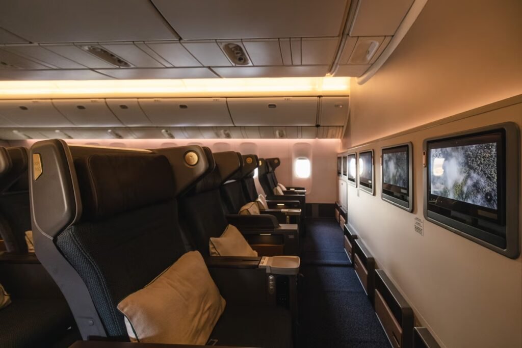 Classe economy du retrofit des cabine Cathay Pacific