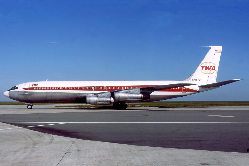 Boeing 707 de TWA, symbole de faillite des compagnies aériennes de renom